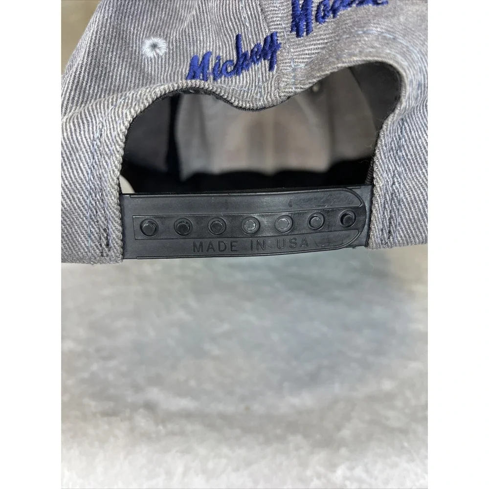 Unisex‎ Mickey Mouse M 1928 Grey Blue OS Snapback Baseball Cap Hat USA